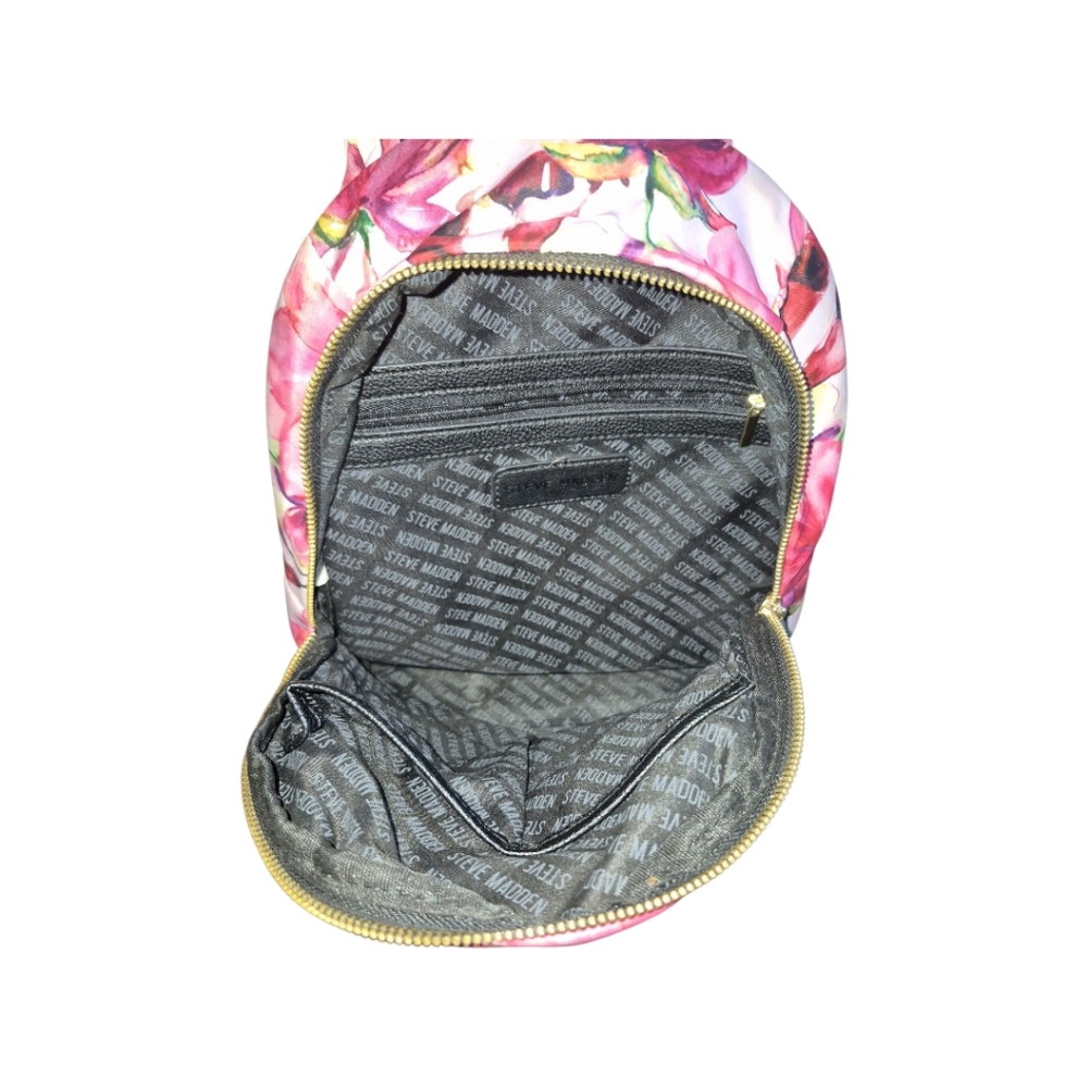 Steve Madden Floral Pink Backpack - Picture 5 of 8